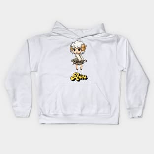 Aries Astrology Zodiac Signs Kids Hoodie